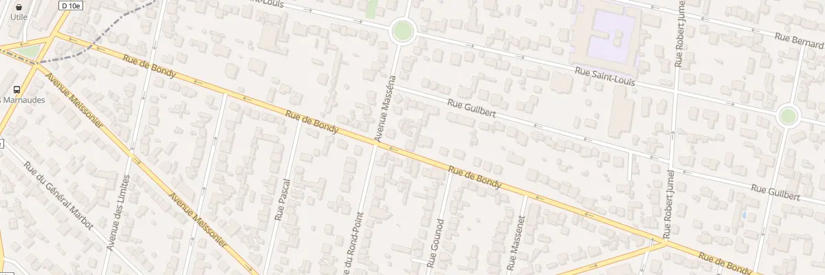 Plan du 86 Rue de Bondy à Villemomble