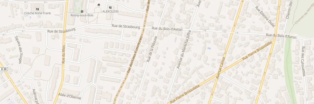 Plan du 24 Rue de la Pelouse à Neuilly-Plaisance