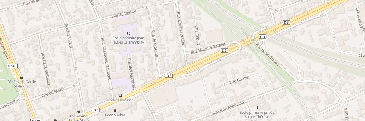 Plan du 1 Rue Eugène Pottier à Champigny-sur-Marne