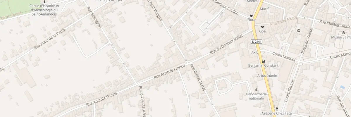 Plan du 6 Rue Anatole France à Saint-Amand-Montrond
