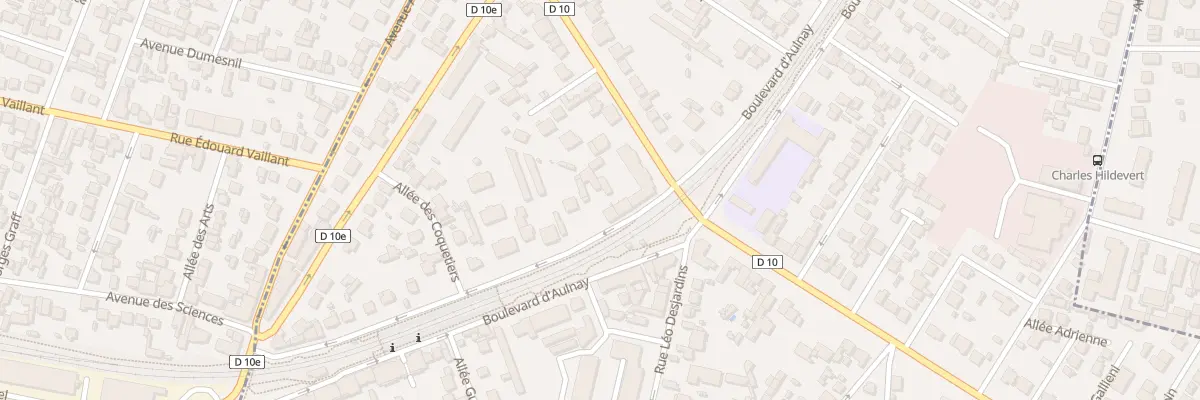Plan du 47 Bd d’Aulnay à Villemomble