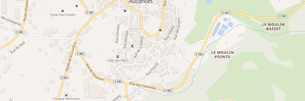 Plan du 28 Rue de l’Eglise à Auzances