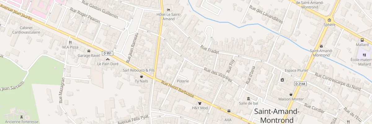 Plan du 45 Rue des Victoires à Saint-Amand-Montrond