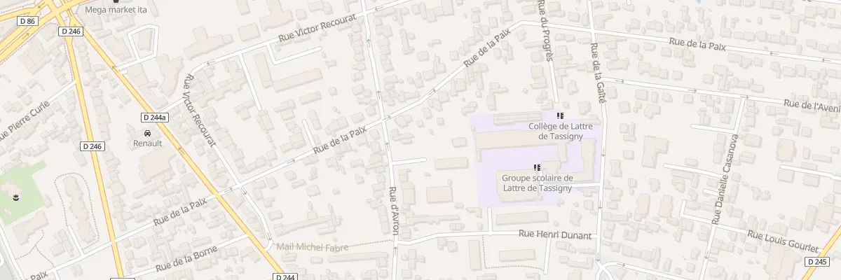 Plan du 58 Rue d’Avron au Perreux-sur-Marne