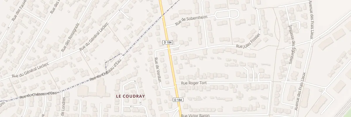 Plan du 2 Rue Jules Fossier à Louvres