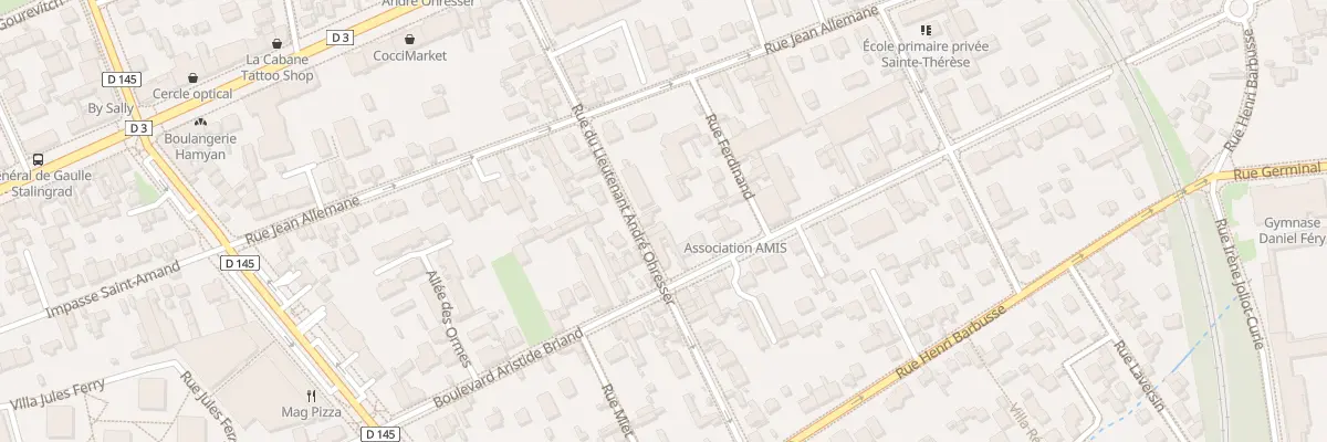 Plan du 36 Rue du Lt Andre Ohresser à Champigny-sur-Marne