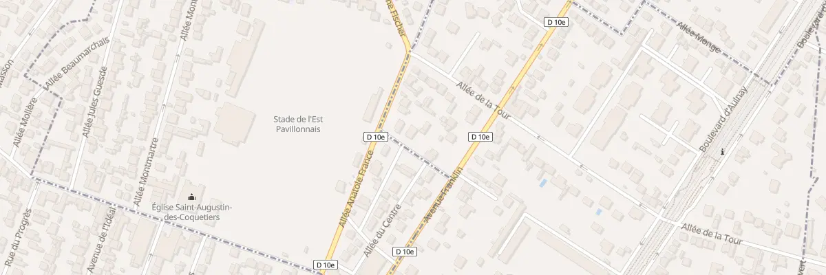 Plan du 3 All du Village à Villemomble