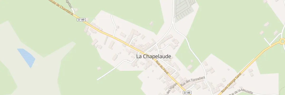 Plan du 12 Rue du Pavé à La Chapelaude