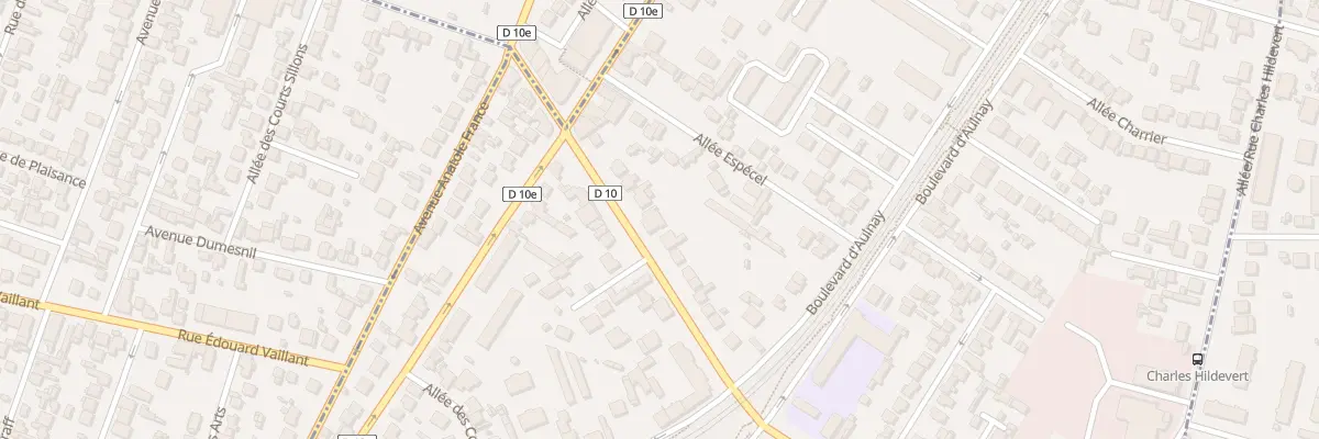 Plan du 10 Rue Jean Fallay à Villemomble
