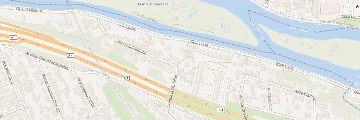 Plan du 22 Av la Fontaine à Champigny-sur-Marne