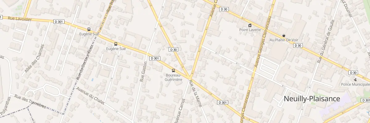 Plan du 21B Rue de la Marne à Neuilly-Plaisance
