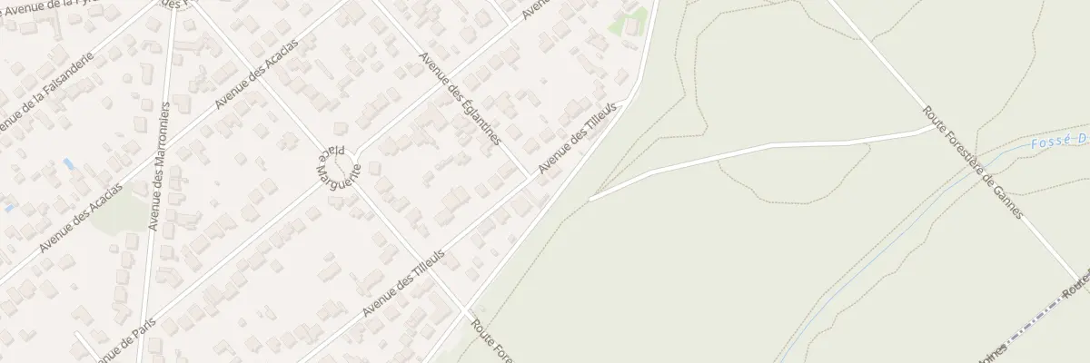 Plan du 5 Av des Tilleuls à Brunoy