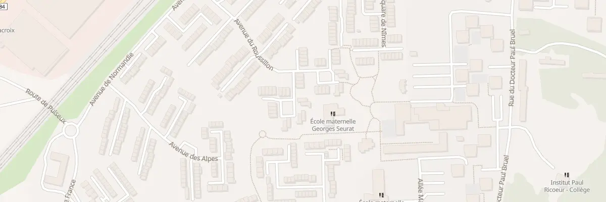 Plan du 9 Sq de Prades à Louvres