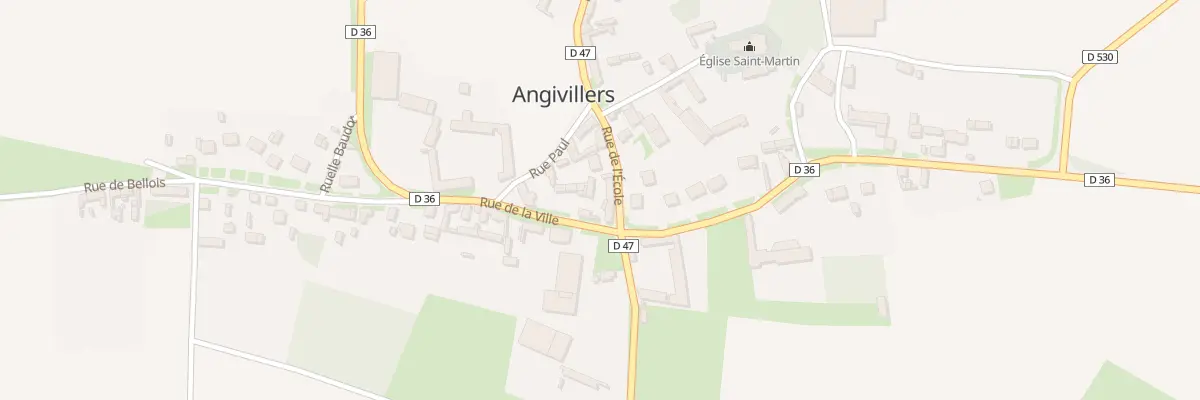 Plan du 1 Rue de l’Ecole à Angivillers