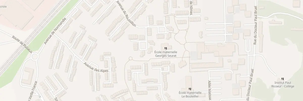 Plan du 13 Sq de Prades à Louvres