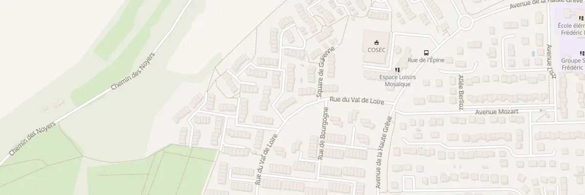 Plan du 19 Rue du Val de Loire à Fosses