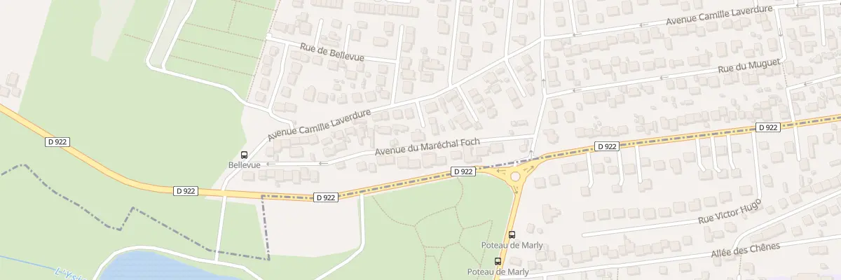Plan du 12 Rue du Marechal Foch à Fosses