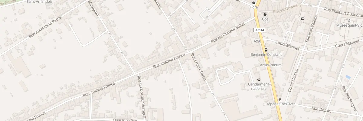 Plan du 5 Rue Anatole France à Saint-Amand-Montrond