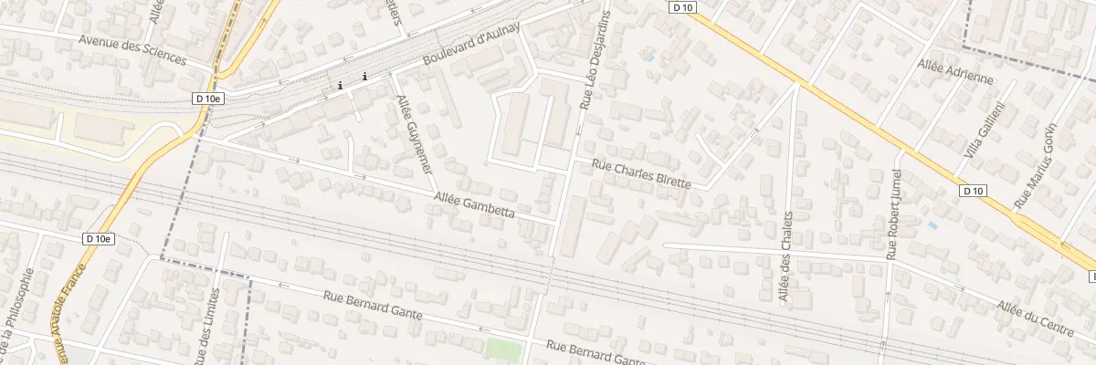 Plan du 20 Rue Léo Desjardins à Villemomble
