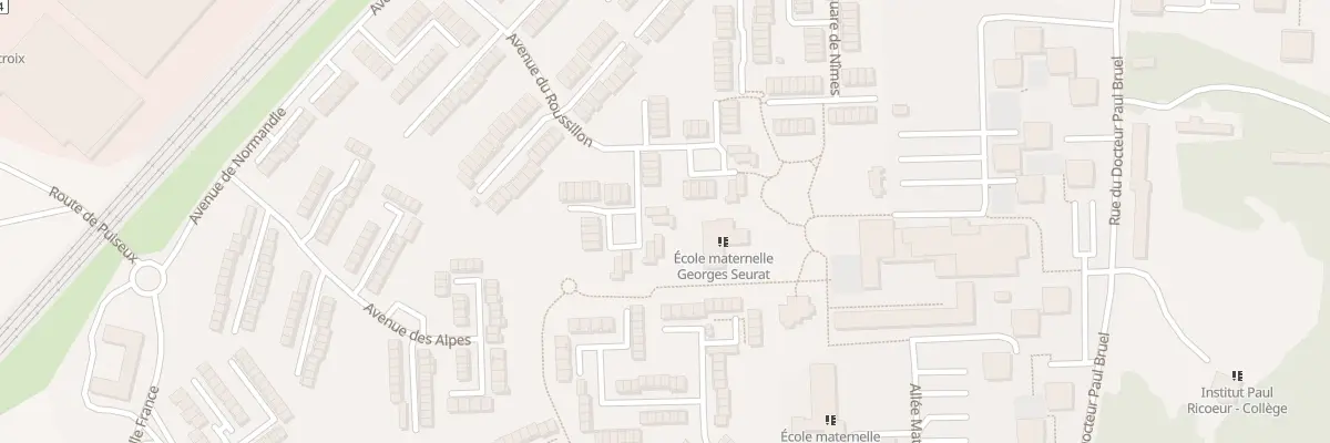 Plan du 11 Sq de Prades à Louvres