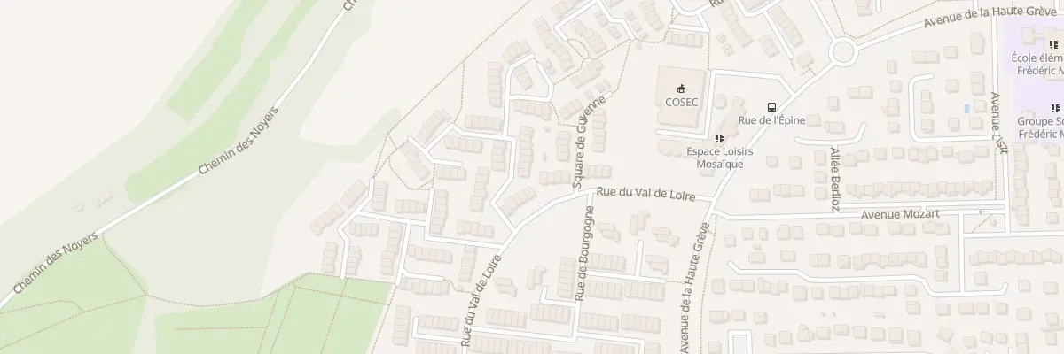 Plan du 2 Rue de l’Ile de France à Fosses