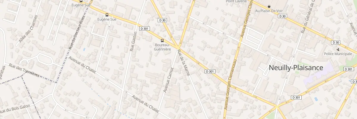 Plan du 28 Rue de la Marne à Neuilly-Plaisance