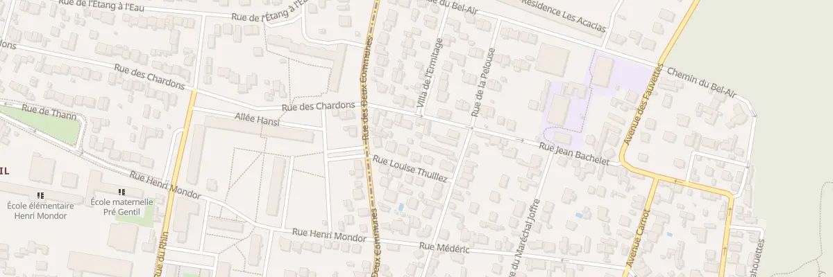 Plan du 57T Rue de la Pelouse à Neuilly-Plaisance