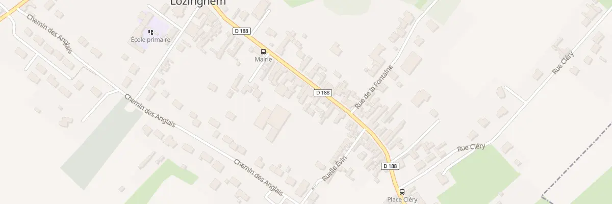 Plan du 65 Rue Joseph Carlier à Lozinghem