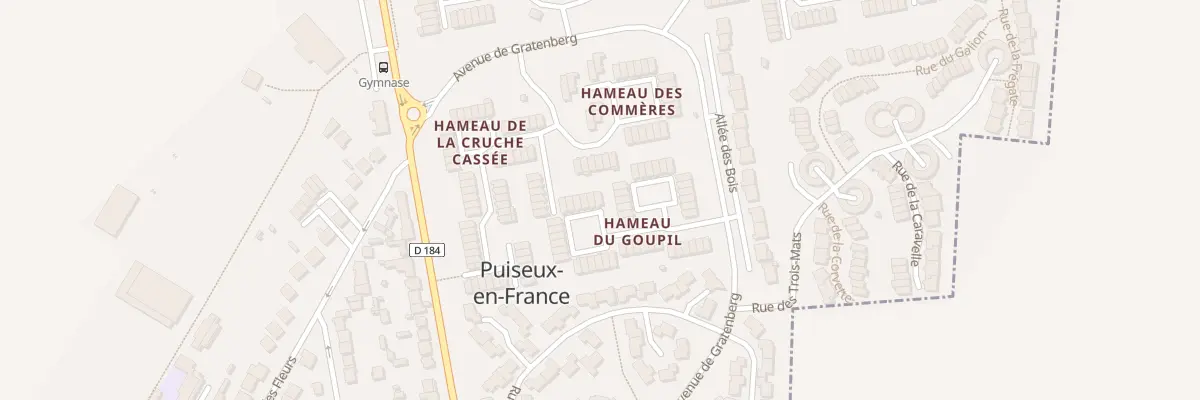 Plan du 38 Hameau du Goupil à Puiseux-en-France