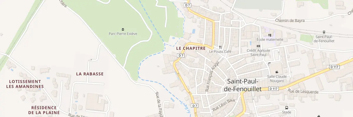 Plan du 39 Bd de l’Agly à Saint-Paul-de-Fenouillet