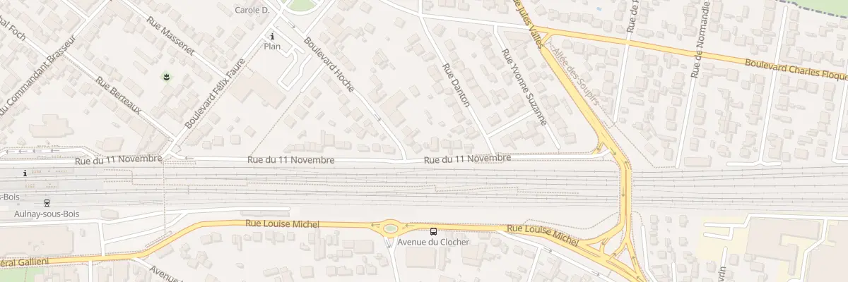 Plan du 2 Bd Hoche à Aulnay-sous-Bois