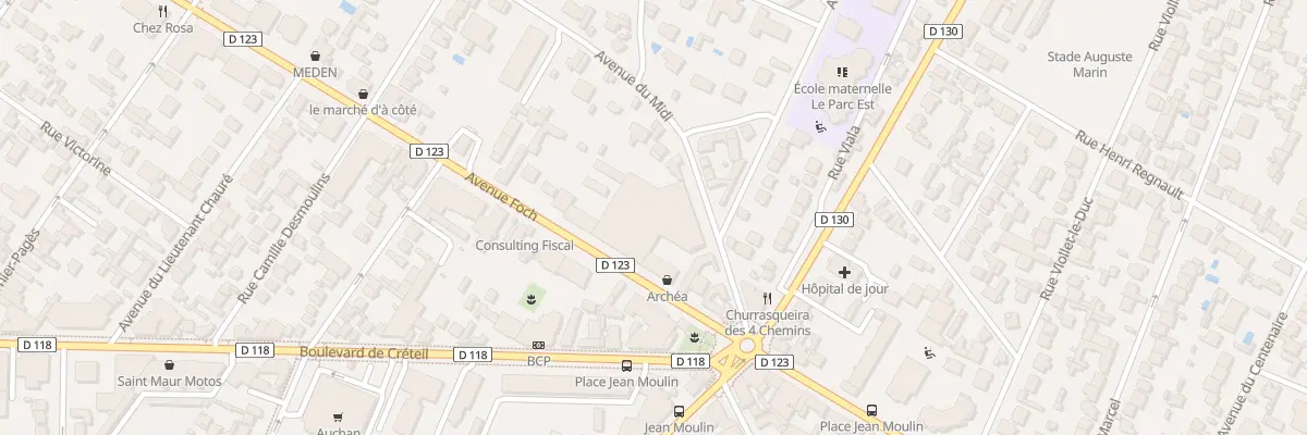 Plan du 56B Av du Midi à Saint-Maur-des-Fossés