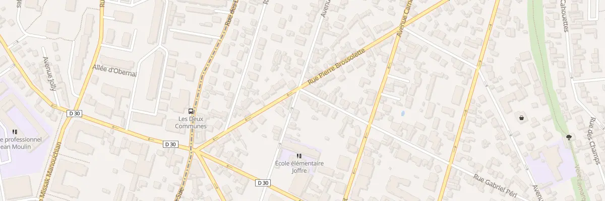 Plan du 2 Rue Gabriel Péri à Neuilly-Plaisance