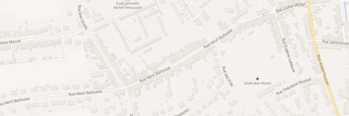 Plan du 40 Rue Henri Barbusse à Corbie