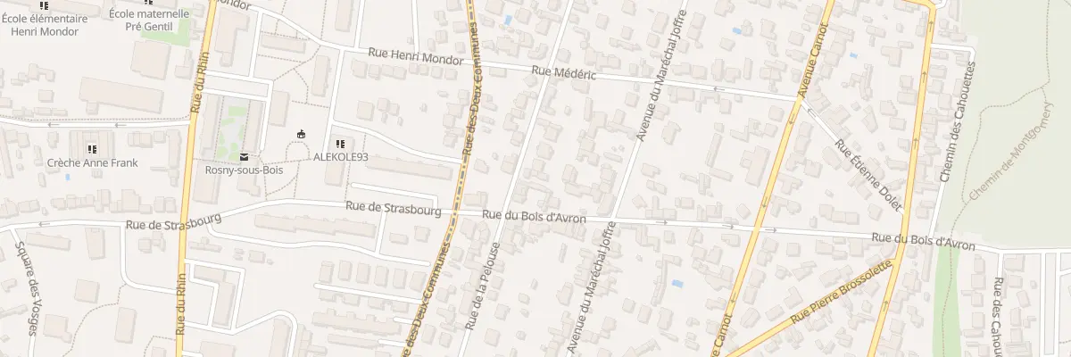 Plan du 36 Rue de la Pelouse à Neuilly-Plaisance
