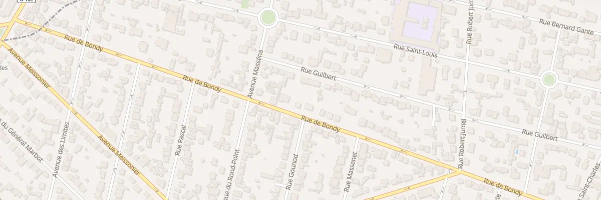 Plan du 78 Rue de Bondy à Villemomble
