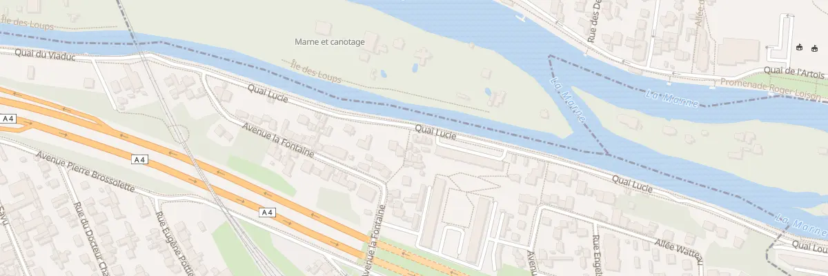 Plan du 56 Quai Lucie à Champigny-sur-Marne