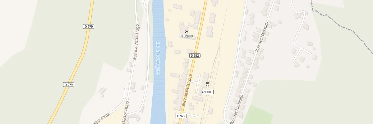 Plan du 757 Av de la Gare à Bort-les-Orgues