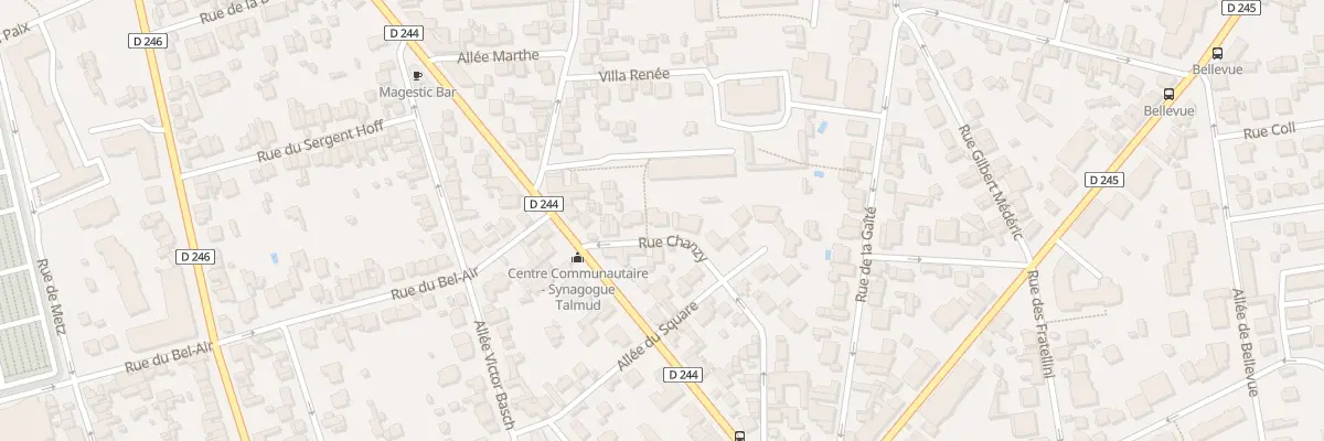 Plan du 14 Rue Chanzy au Perreux-sur-Marne