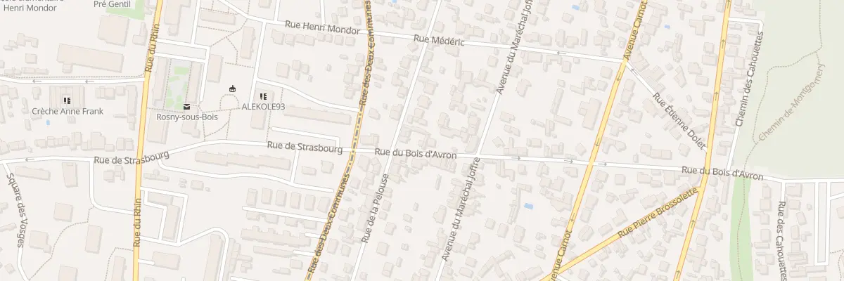 Plan du 34B Rue de la Pelouse à Neuilly-Plaisance