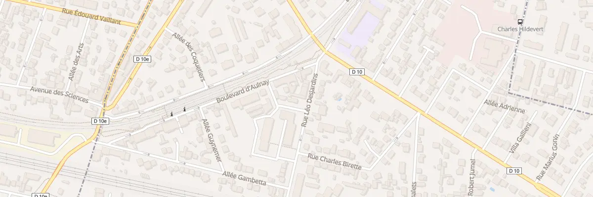 Plan du 8 Rue Léo Desjardins à Villemomble