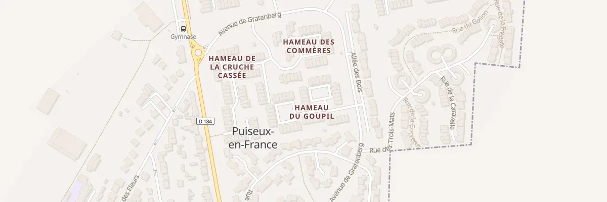Plan du 32 Hameau du Goupil à Puiseux-en-France