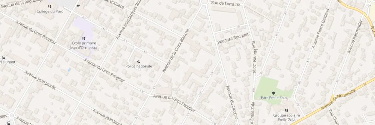 Plan du 47 Av de la Croix Blanche à Aulnay-sous-Bois