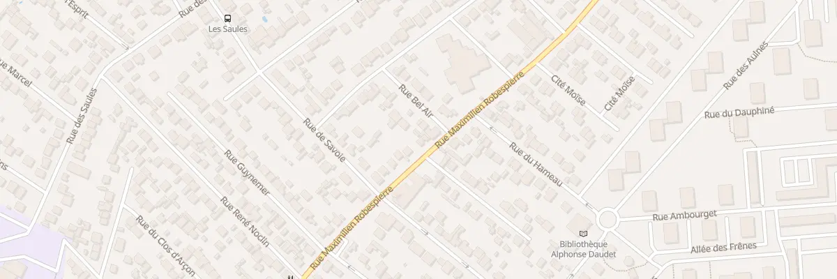 Plan du 89 Rue Maximilien Robespierre à Aulnay-sous-Bois