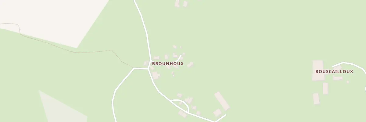 Plan du 8 Brounhoux à Ladinhac