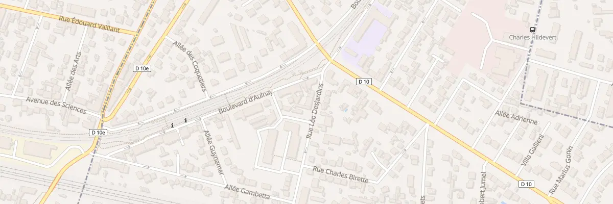 Plan du 6 Rue Léo Desjardins à Villemomble
