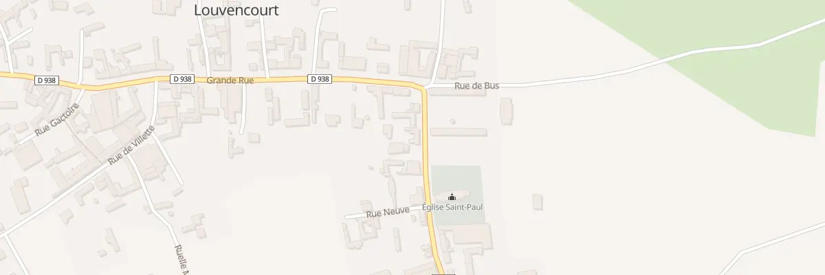 Plan du 13 Rue de l’Eglise à Louvencourt