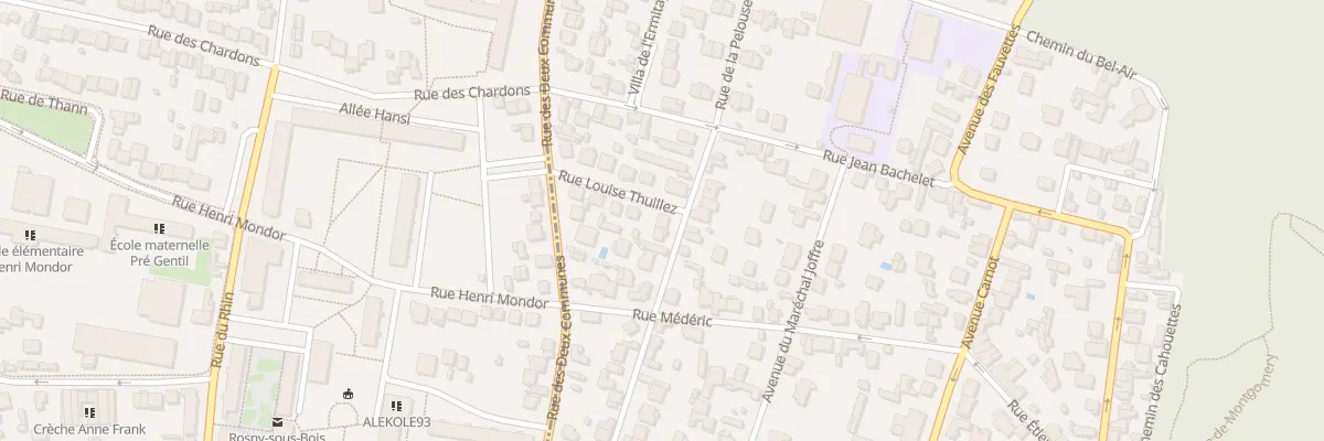 Plan du 53 Rue de la Pelouse à Neuilly-Plaisance