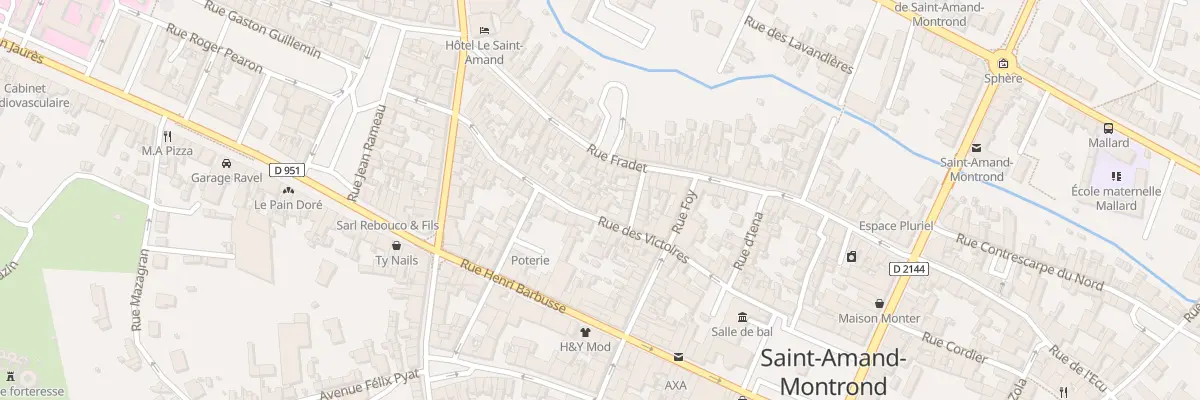 Plan du 54 Rue des Victoires à Saint-Amand-Montrond