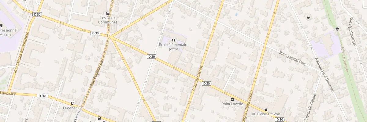 Plan du 13 Av du Maréchal Foch à Neuilly-Plaisance
